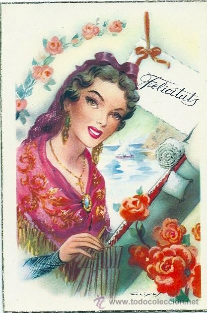 Postales: 0628J - CREACIONES FREIXAS - SERIE 310 - DATA 1953