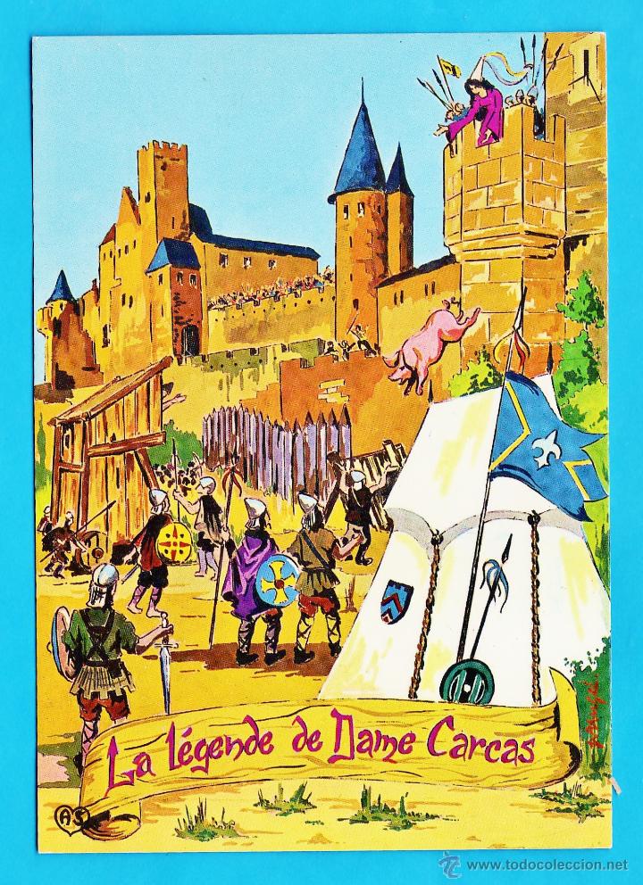 Postales: postal - la leyenda de dame carcas / carcassonne - ed. as / francia - nueva - a&ntilde;os 80 (?)