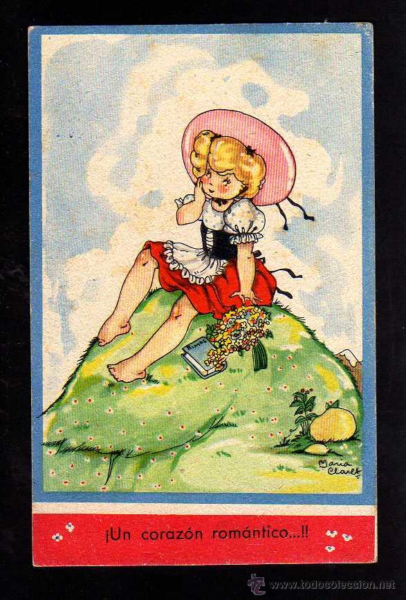 Postales: Postal infantil. Maria Claret. Circulada.