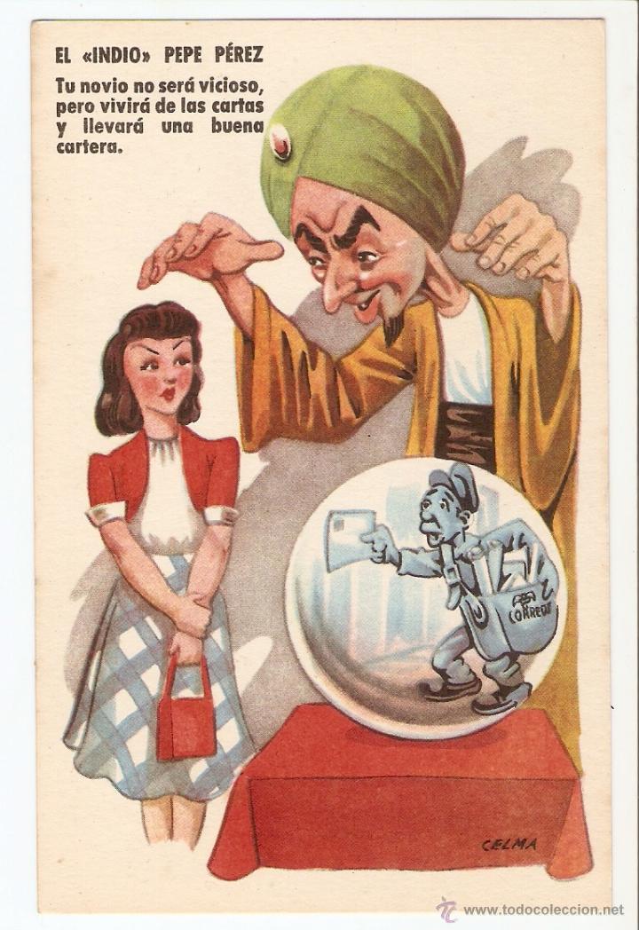 Postais: POSTAL - ILUSTRACI&Oacute;N DE CELMA - ESTAMPER&Iacute;A RAM - SERIE 83 - A&Ntilde;OS 1950