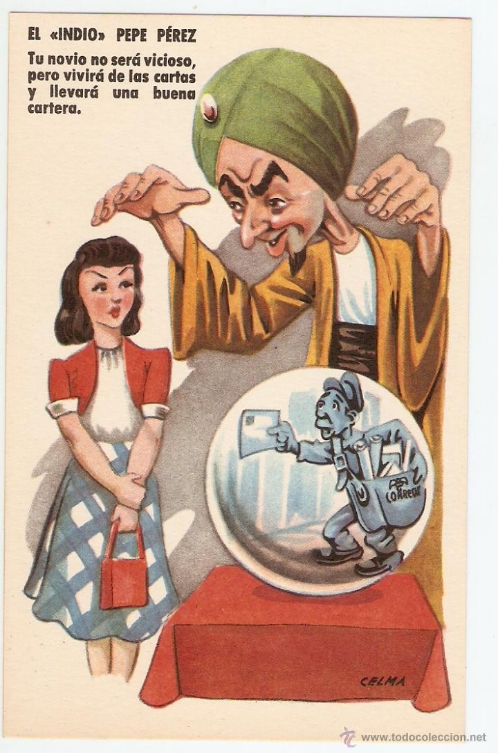 Postais: POSTAL - ILUSTRACI&Oacute;N DE CELMA - ESTAMPER&Iacute;A RAM - SERIE 83 - A&Ntilde;OS 1950