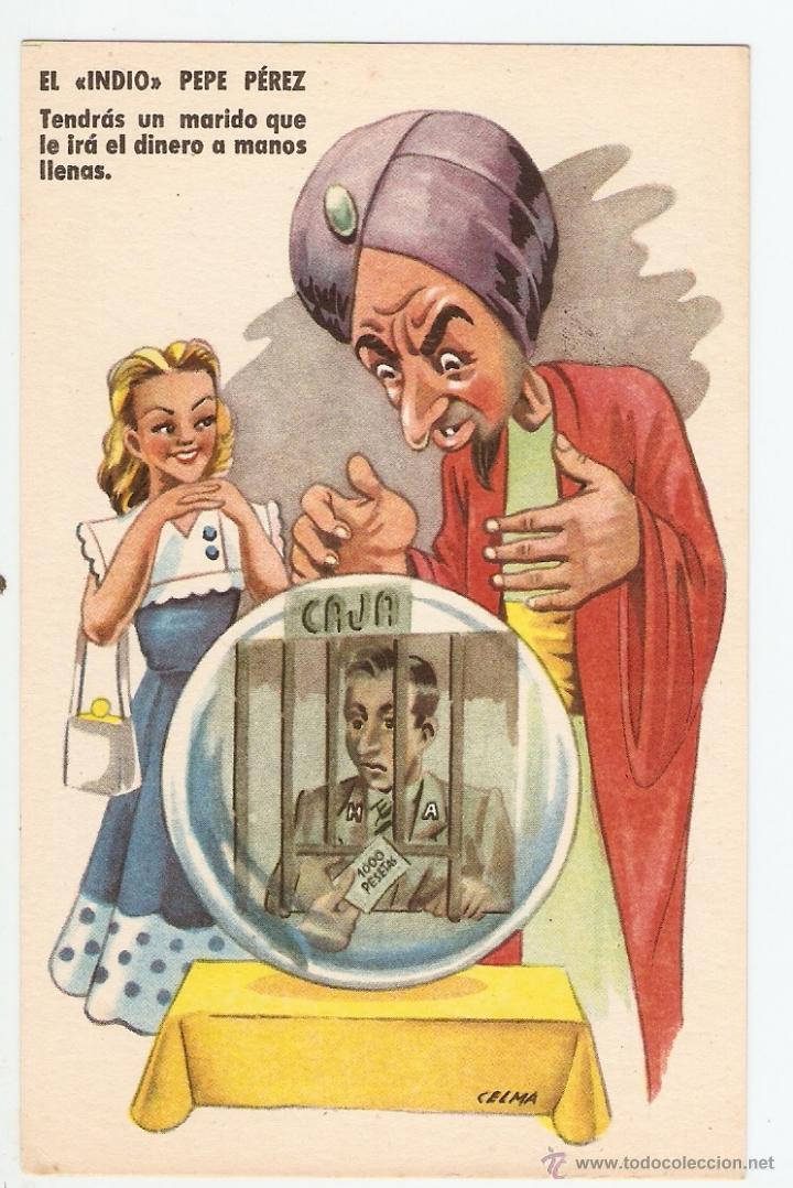 Postais: POSTAL - ILUSTRACI&Oacute;N DE CELMA - ESTAMPER&Iacute;A RAM - SERIE 83 - A&Ntilde;OS 1950