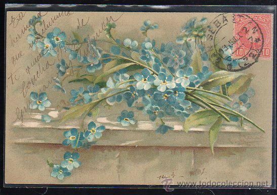 Postkarten: TARJETA POSTAL DE FLORES. S.3977