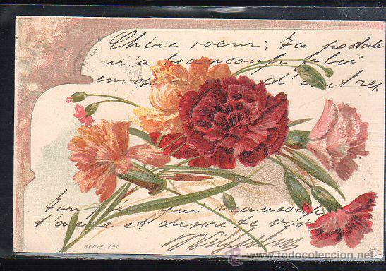 Postkarten: TARJETA POSTAL DE FLORES. SERIE 251