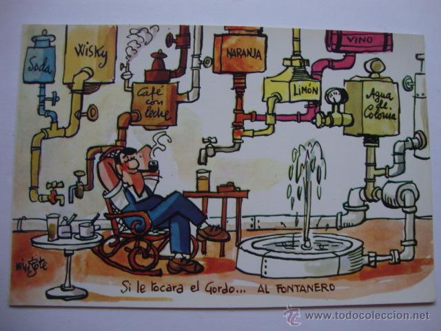 Postales: ANTIGUA POSTAL HUMOR MINGOTE DIBUJOS HUMORISTICOS, SERIE E N&ordm; 9, a&ntilde;o 1970. LOTCRE250
