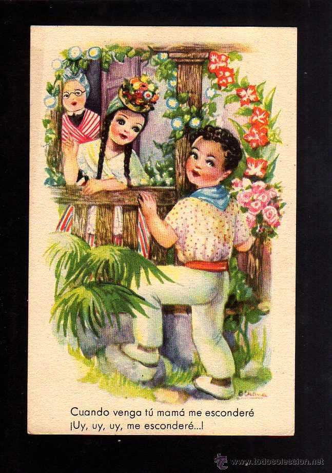Postais: Postal infantil. Ediciones de Arte. Serie 89 . Circulada
