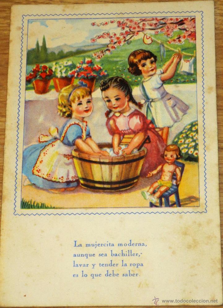 Postais: POSTAL INFANTIL DIBUJADA A&Ntilde;O 1944