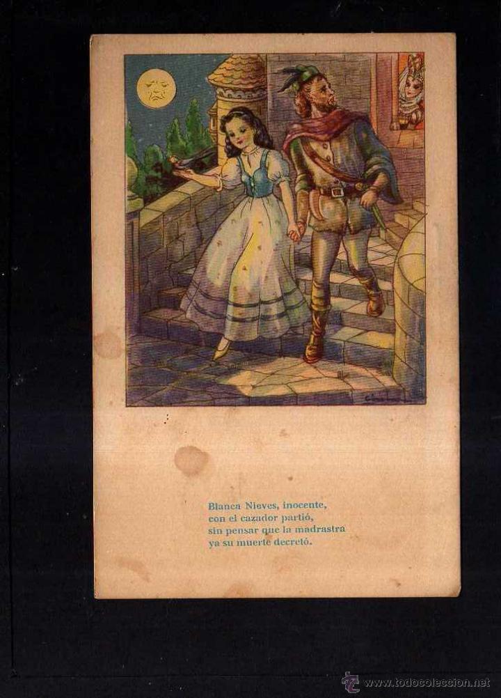 Postales: Postal infantil.Ediciones de Arte. Serie 4?. Blancanieves . Circulada