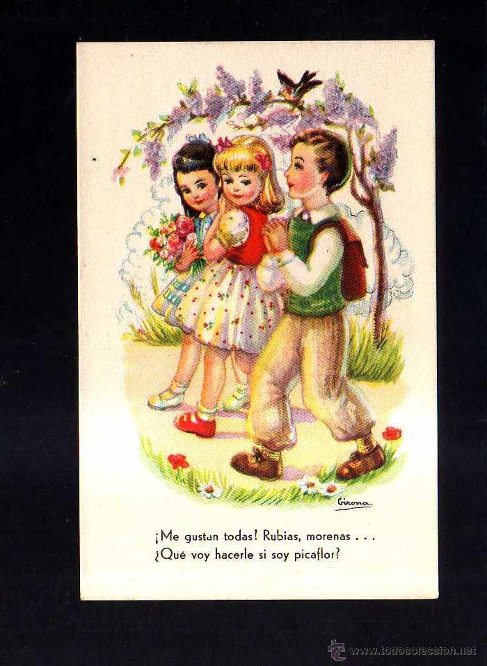 Postcards: Postal infantil . Ediciones de arte. serie n&ordm; 36. Circulada