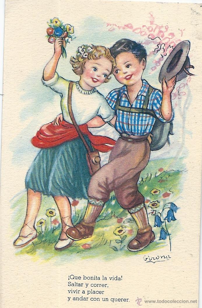 Cartoline: 2099Ebis -  IKON EDIC. DE ARTE-MELODIAS SELECTAS COLECC B - ARTIGAS - CIRCA 1950 - ILUSTRA GIRONA