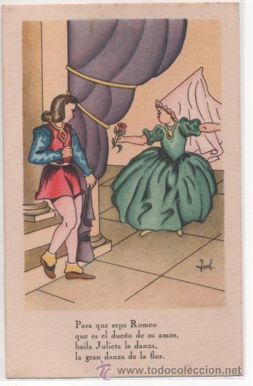 Postales: POSTAL EDITORIAL ARTIGAS .- ROMEO Y JULIETA .- SERIE 70 .- ILUSTRA JOAL