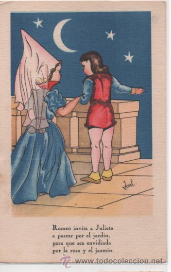 Postales: POSTAL EDITORIAL ARTIGAS .- ROMEO Y JULIETA .- SERIE 70 .- ILUSTRA JOAL