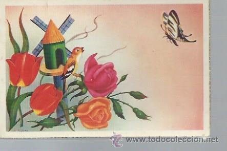 Cartoline: TARJETA POSTAL DE FLORES, 2065