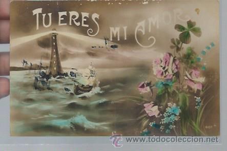 Postais: TARJETA POSTAL DE FLORES, TU ERES MI AMOR, ITALY