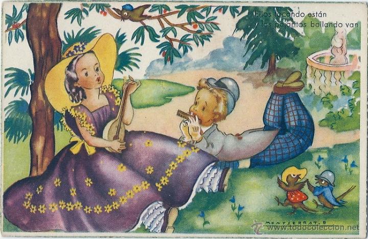 Postais: 8821 - MONTSERRAT BARTA - DICIONES COLON - POLITIPIA BENISI - SERIE 141.5