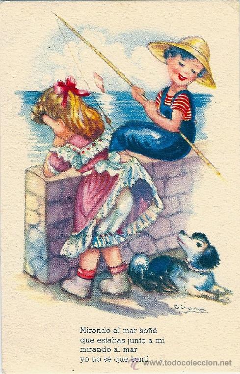 Postais: 8822- IKON EDICIONES DE ARTE-MELODIAS SELECTAS SERIE 165 - EDIT.ARTIGAS- ILUSTRA GIRONA