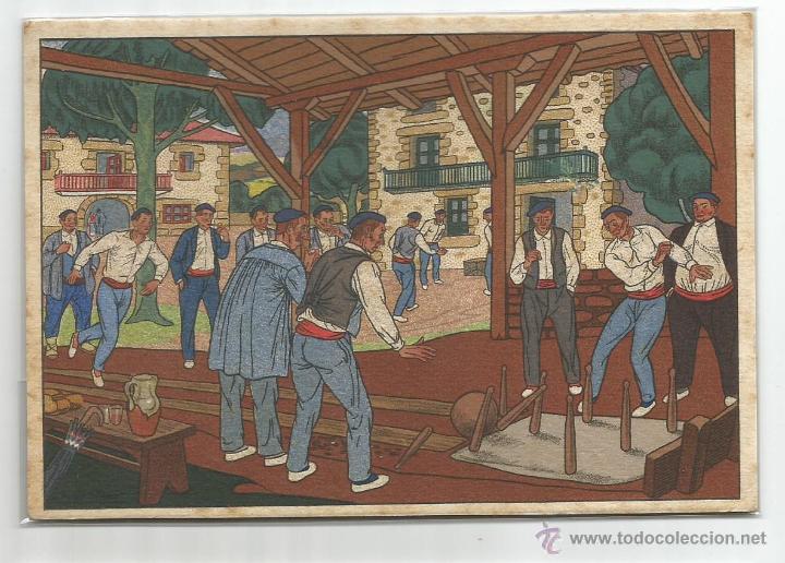 Postales: POSTALES VASCAS N&ordm; 6 / ILUSTRA JOSE ARRUE / EDI. DE ARTE LABORDE Y LABAYEN / SIN FRANQUEAR