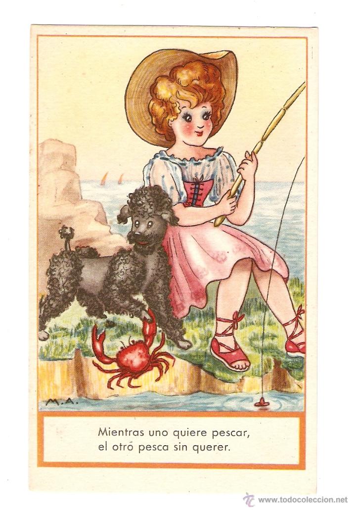 Postais: POSTAL - ILUSTRADOR M A - EDICIONES PABLO D&Uuml;MMATZEN (P D) - SERIE 1551