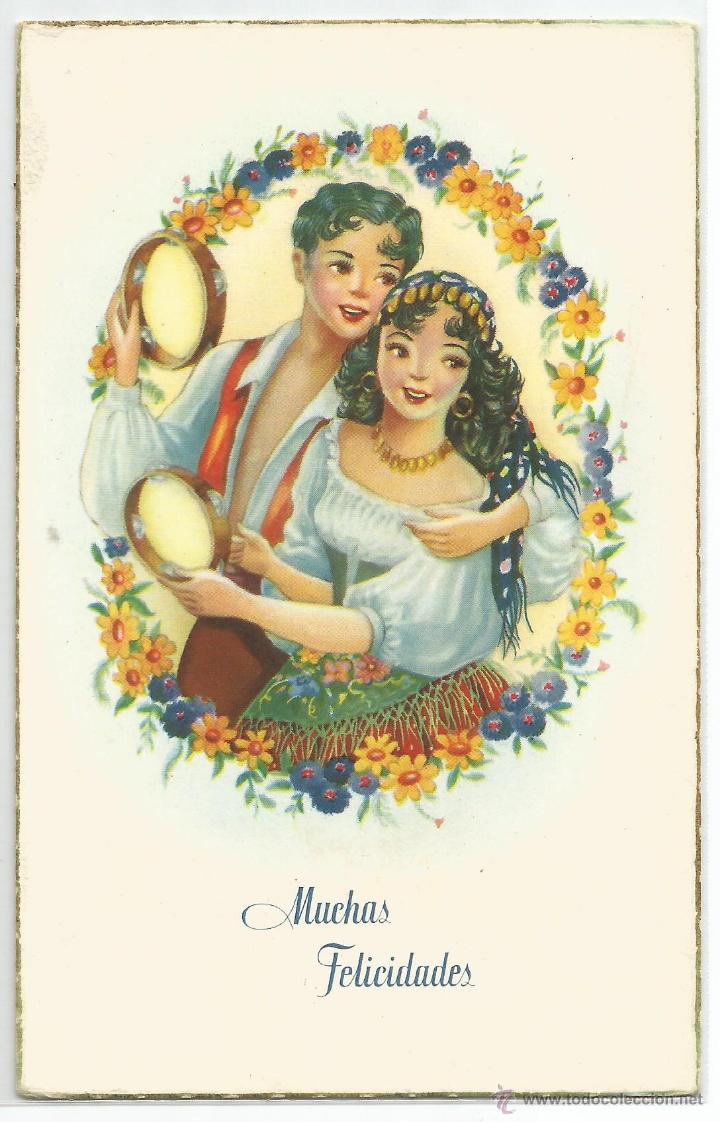 Postkarten: EDITORIAL ARTIGAS - LAIETANA .- SERIE 5522 .- MUCHAS FELICIDADES