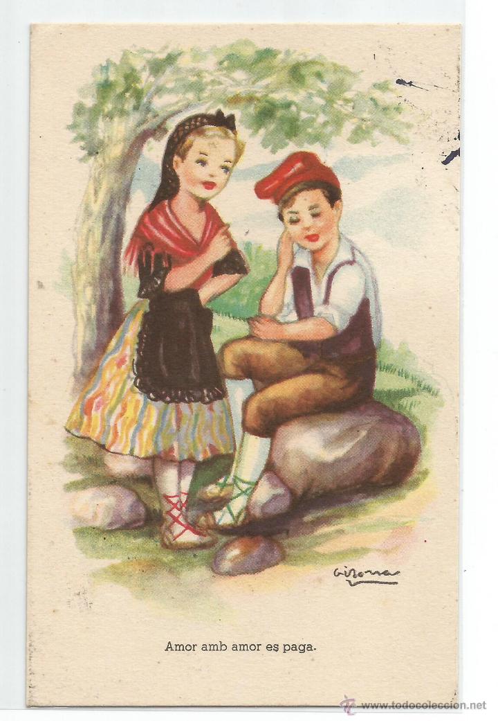 Postcards: POSTAL  EDITORIAL ARTIGAS .- ADAGIS POPULARS .- ILUSTRA GIRONA