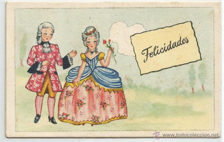 Postais: EDICIONES PABLO DUMMATZEN .- SERIE 1216 .- FELICIDADES