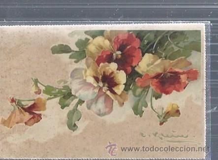 Postkarten: TARJETA POSTAL FLORES, RAMO DE FLORES AMARILLAS Y NARANJAS, NO ESCRITA NI CIRCULADA