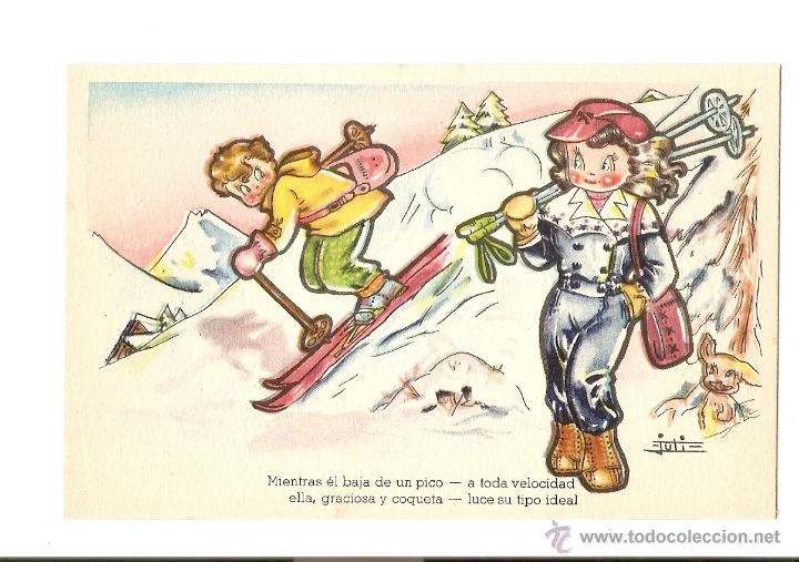 Postais: POSTAL - EDICIONES DEL ARTE - EDITORIAL ARTIGAS - DEPORTES DE INVIERNO - COLECCI&Oacute;N A - SERIE 137