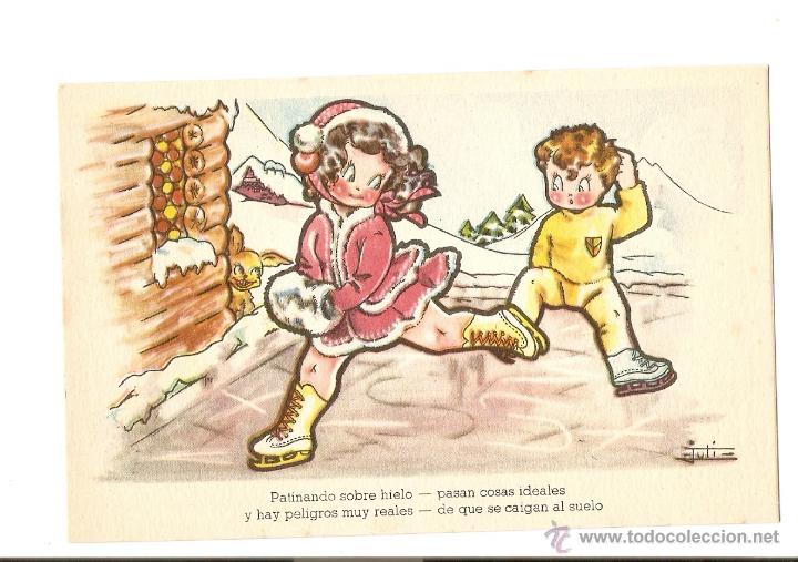 Postais: POSTAL - EDICIONES DEL ARTE - EDITORIAL ARTIGAS - DEPORTES DE INVIERNO - COLECCI&Oacute;N A - SERIE 137