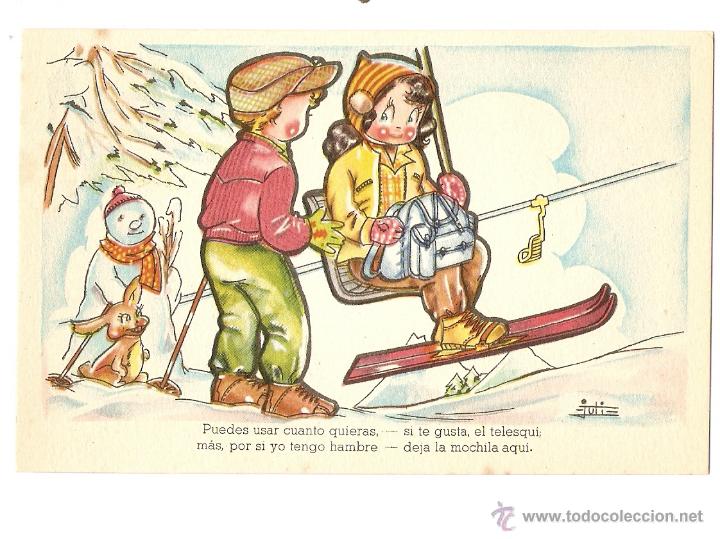 Postais: POSTAL - EDICIONES DEL ARTE - EDITORIAL ARTIGAS - DEPORTES DE INVIERNO - COLECCI&Oacute;N A - SERIE 137