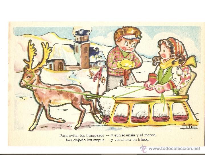 Postais: POSTAL - EDICIONES DEL ARTE - EDITORIAL ARTIGAS - DEPORTES DE INVIERNO - COLECCI&Oacute;N A - SERIE 137