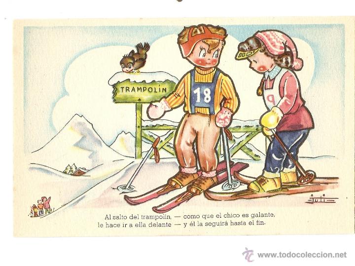 Postais: POSTAL - EDICIONES DEL ARTE - EDICIONES ARTIGAS - DEPORTES DE INVIERNO - COLECCI&Oacute;N A - SERIE 137