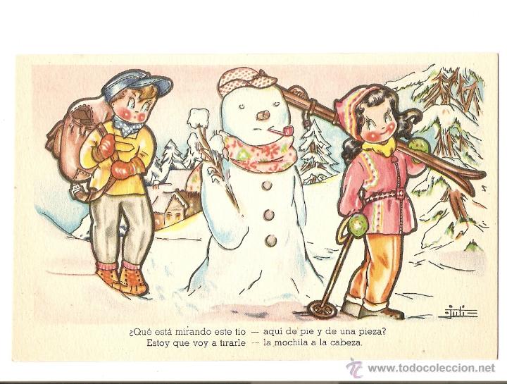 Postais: POSTAL - EDICIONES DEL ARTE - EDITORIAL ARTIGAS - DEPORTES DE INVIERNO - COLECCI&Oacute;N A - SERIE 137