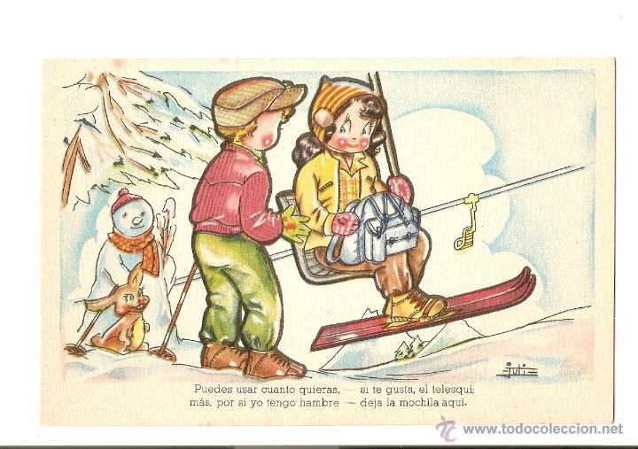 Postais: POSTAL - EDICIONES DEL ARTE - EDITORIAL ARTIGAS - DEPORTES DE INVIERNO - COLECCI&Oacute;N A - SERIE 137