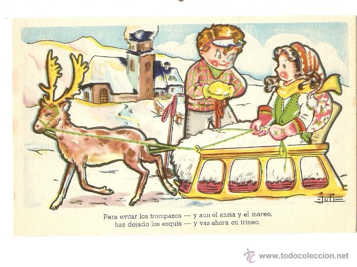 Postais: POSTAL - EDICIONES DEL ARTE - EDITORIAL ARTIGAS - DEPORTES DE INVIERNO - COLECCI&Oacute;N A - SERIE 137