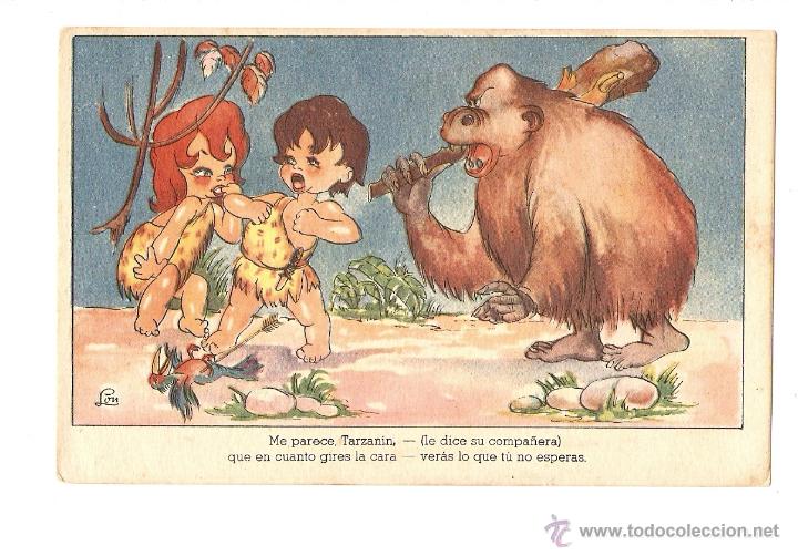 Postais: POSTAL - EDICIONES DEL ARTE - EDITORIAL ARTIGAS - AVENTURAS DE TARZANIN DE LOS MICOS - COLECCI&Oacute;N A