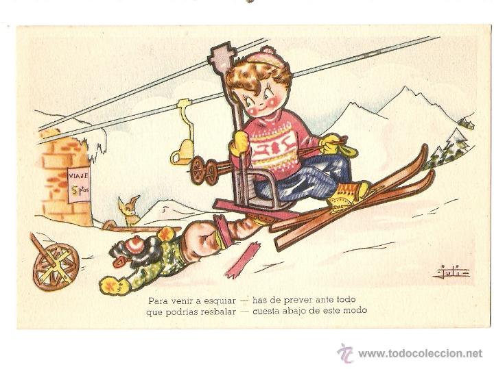 Postais: POSTAL - EDICIONES DEL ARTE - EDITORIAL ARTIGAS - DEPORTES DE INVIERNO - COLECCI&Oacute;N A - SERIE 137