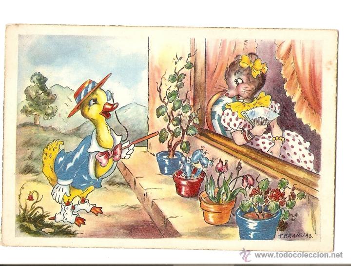 Cartoline: POSTAL - PROPIEDAD ART&Iacute;STICA - E R SERIE 200 A - LA RATITA PRESUMIDA N&ordm; 4