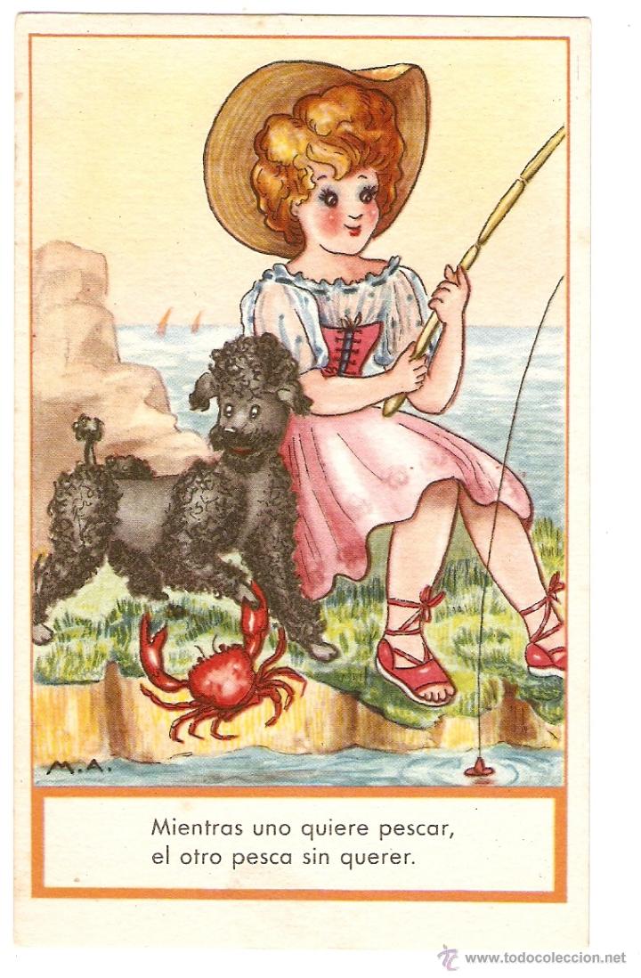 Cartoline: POSTAL - ILUSTRADOR M A - EDICIONES PABLO D&Uuml;MMATZEN (P D) - SERIE 1551