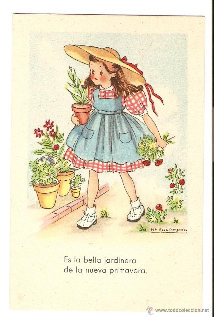 Cartoline: POSTAL - EDICIONES JBR - SERIE 6 - ILUSTRADOR M&ordf; ROSA LLONGUERES