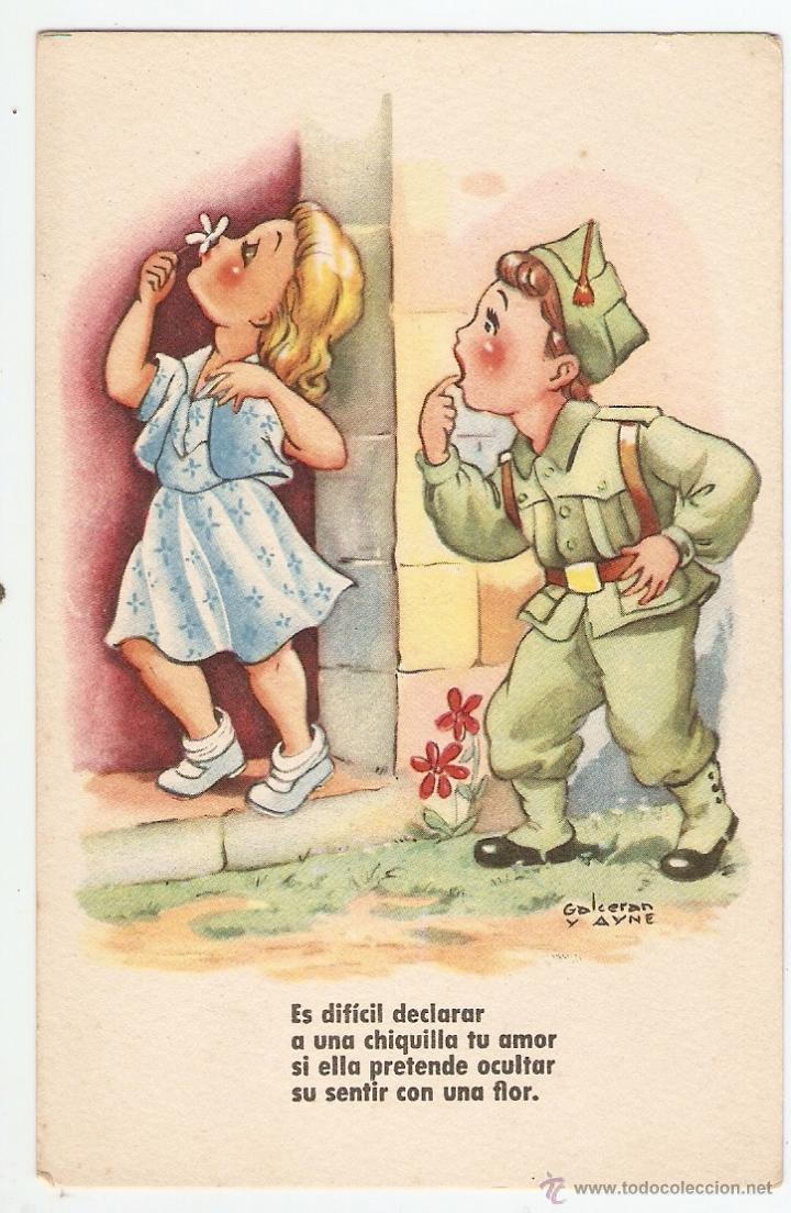 Postkarten: POSTAL - ESTAMPER&Iacute;A RAM - SERIE 58 - ILUSTRADOR GALCER&Aacute;N Y AYN&Eacute;