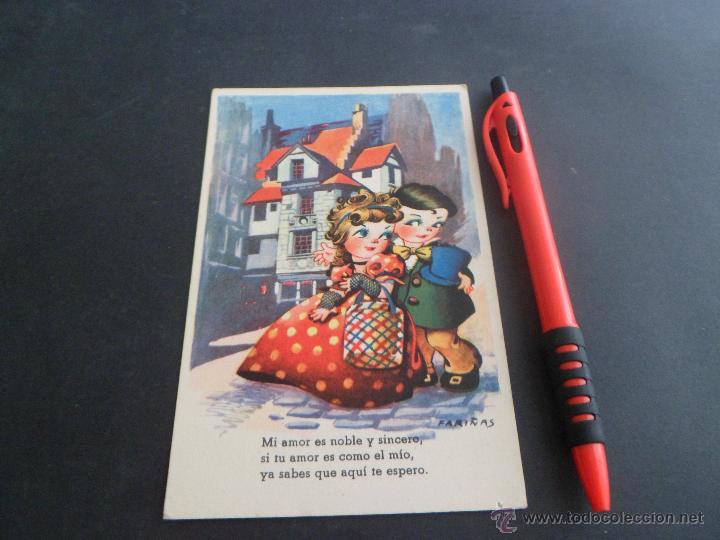 Postais: PRECIOSA POSTAL INFANTIL -- ESCRITA 1948 -- ILUST. POR ' FARI&Ntilde;AS ' SERIE 866