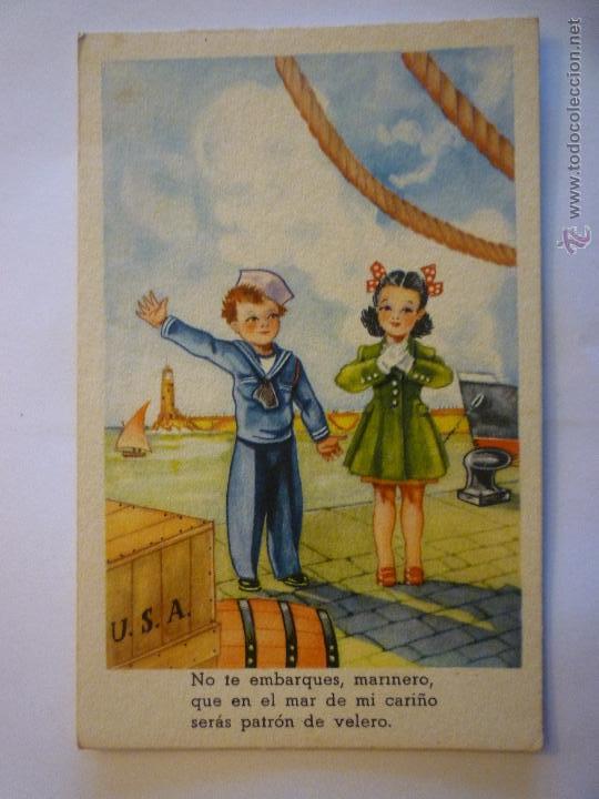 Postkarten: POSTAL INFANTIL. EDICIONES PD SERIE 1204. CIRCULADA A&Ntilde;OS 40.