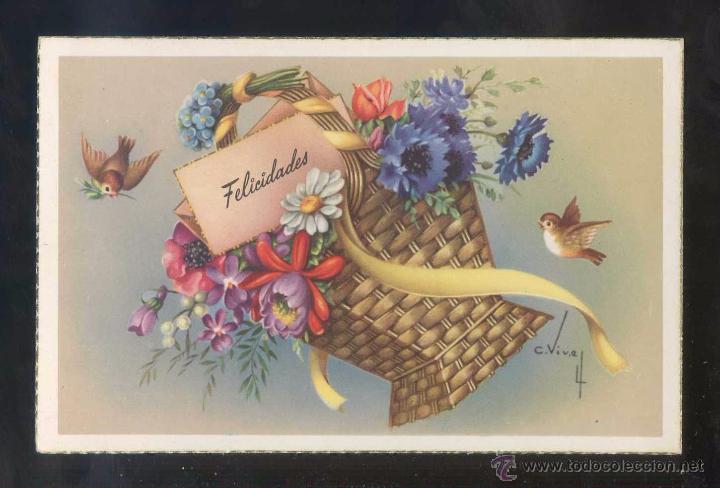 Postkarten: Ilustrador *Carles Vives* Ed. C. y Z. serie n&ordm; 546-A. Escrita.