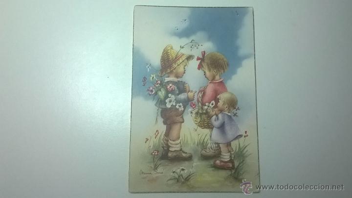 Postais: POSTAL C.Y.Z. 588/A N&ordm; 4, ILUSTRACI&Oacute;N NURIA BAR&Oacute; (SIN CIRCULAR)