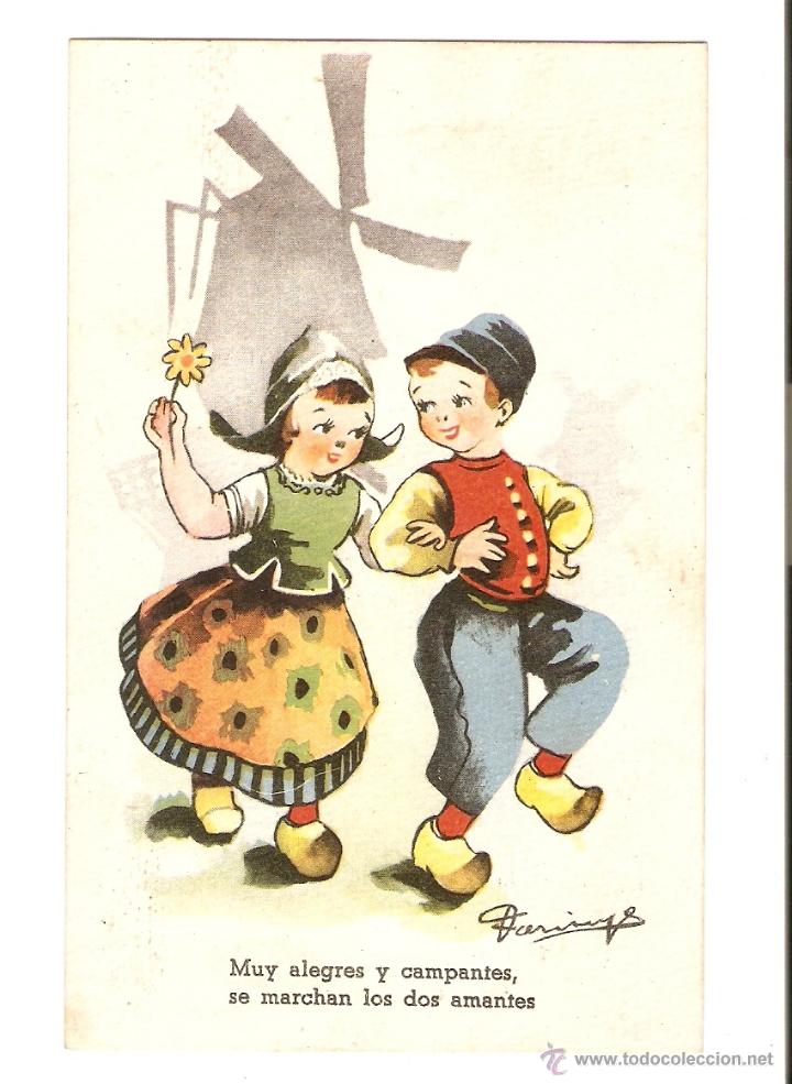 Cartes Postales: POSTAL - EDICIONES CMB - SERIE 36 - ILUSTRADOR SALVADOR FARINYES (FARI&Ntilde;AS)
