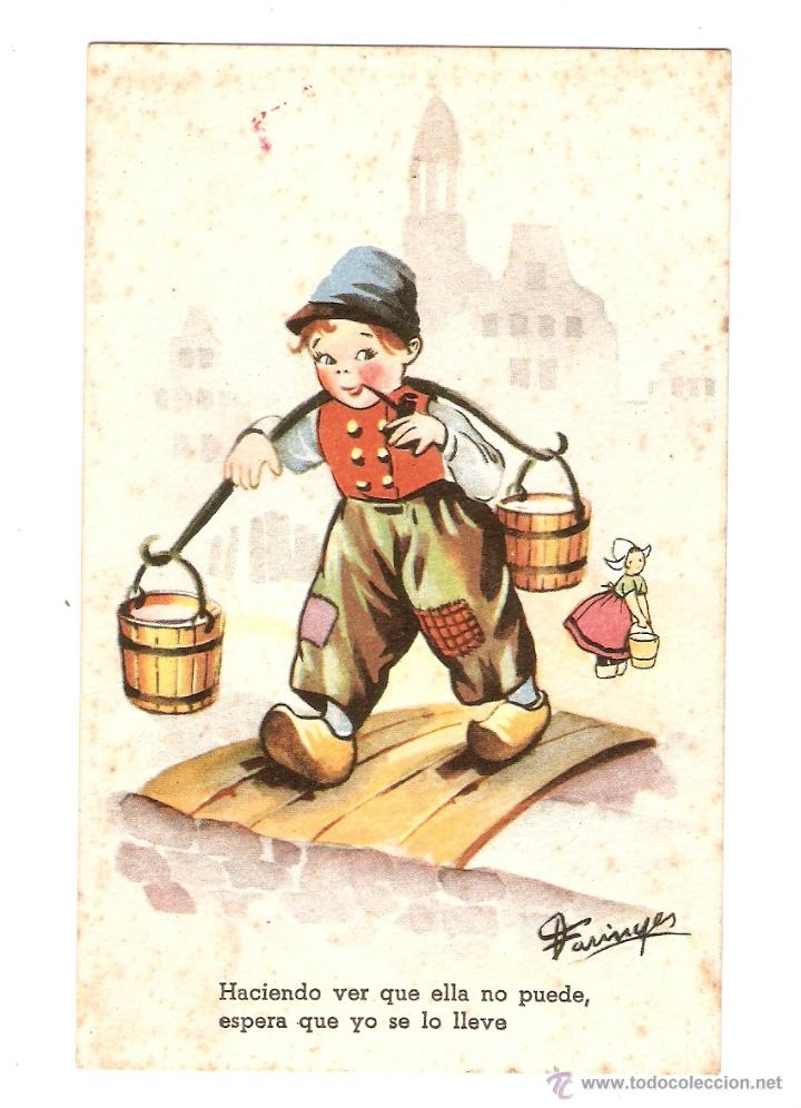 Postkarten: POSTAL - EDICIONES CMB - SERIE 36 - ILUSTRADOR SALVADOR FARINYES (FARI&Ntilde;AS)