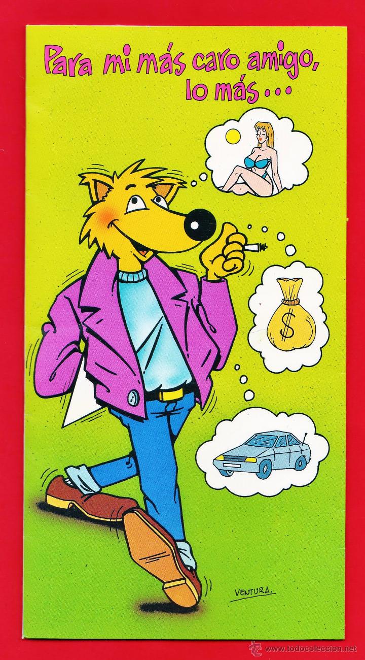 Postales: felicitacion - movie comics - interior troquelado y en relieve - ver foto - ed. ortiz - a&ntilde;o 1991