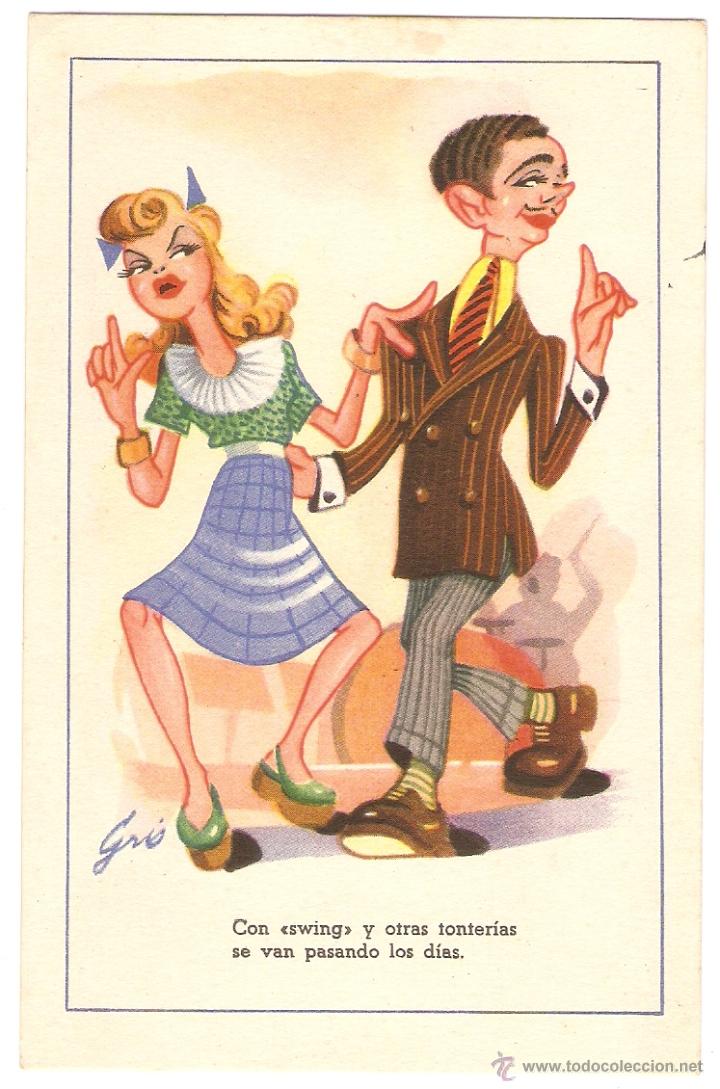 Postcards: POSTAL - EDICIONES TRIO - SERIE 29 - ILUSTRADOR GRIS