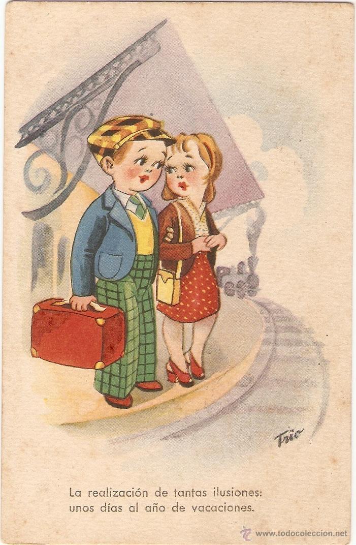 Postkarten: POSTAL - EDICIONES TRIO - SERIE C - ILUSTRADOR TRIO