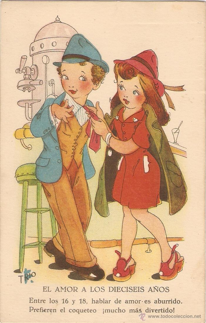 Postkarten: POSTAL - EDICIONES TRIO - SERIE Y - ILUSTRADOR TRIO